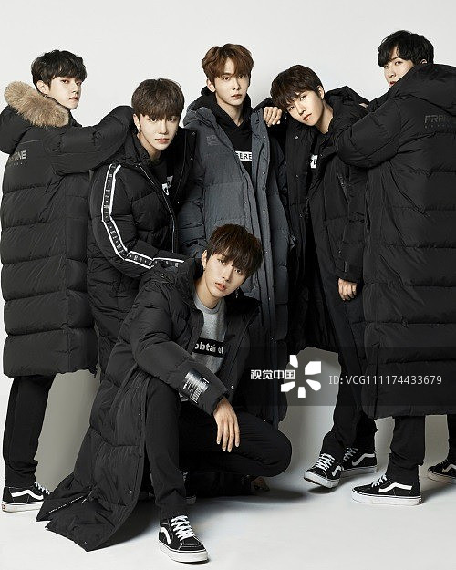 2018年11月1日讯,韩国男团spectrum拍代言品牌宣传照.