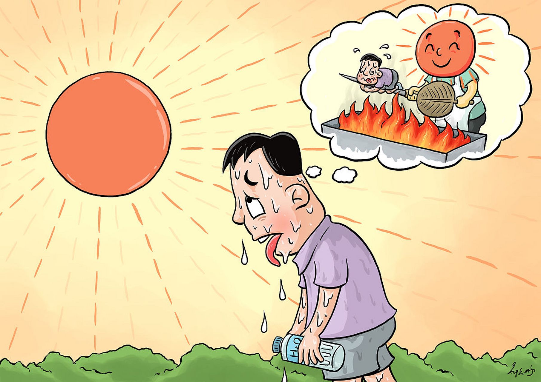 3.多吃水果蔬菜,少吃辛辣食物.