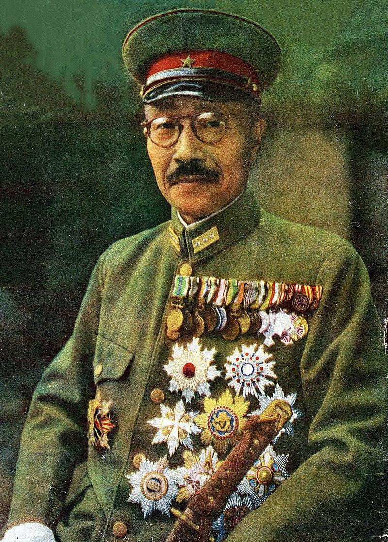 松井石根,日本陸軍大將,侵華戰爭期間擔任日軍華中方面軍司令官,1937