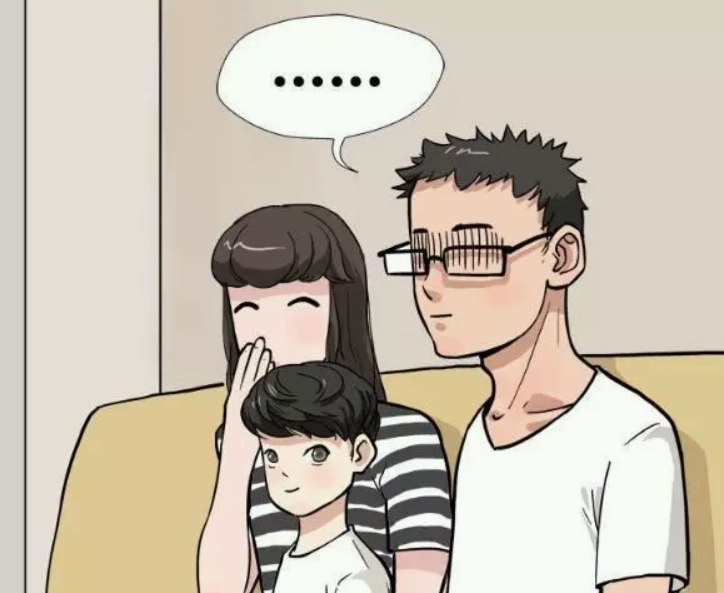 搞笑漫画:爸爸问孩子的梦想是什么,孩子的回答让妈妈忍不住爆笑
