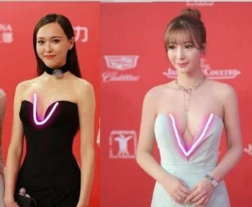 唐嫣与"人间胸器"柳岩同台,差距一眼就能看出,一个u一个v!