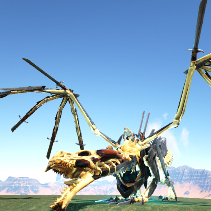 方舟生存进化:神话中的永恒龙!两肋插刀,全身都是剑和盾