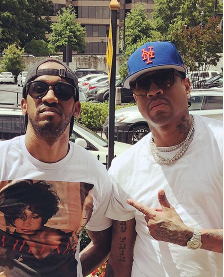 祝福!艾弗森晒合影祝好友生日快乐