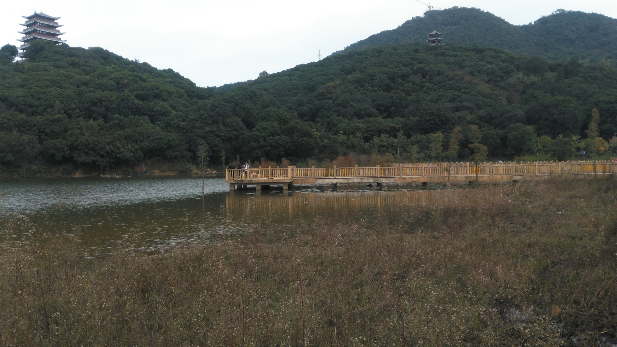 實拍東莞清溪大王山森林公園裡的神鹿湖,你們來過這裡嗎?