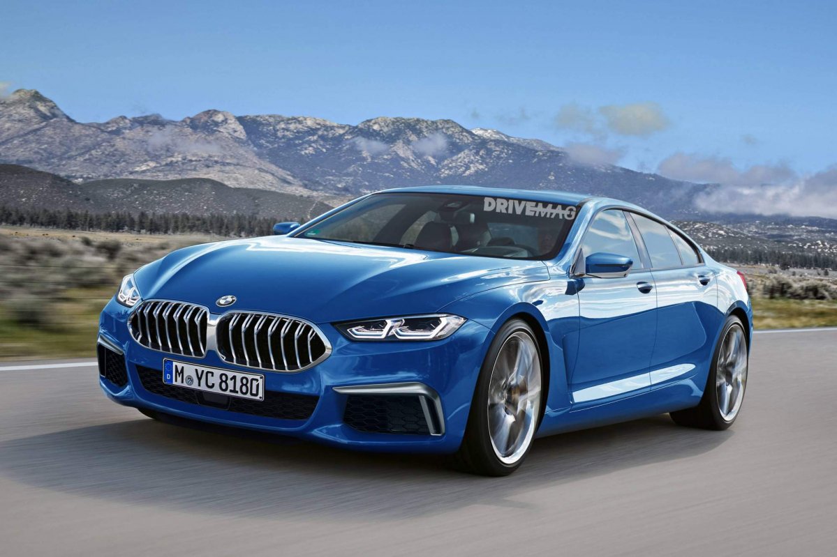 夜光下的宝马8系,这个颜色是我最爱的蓝色.