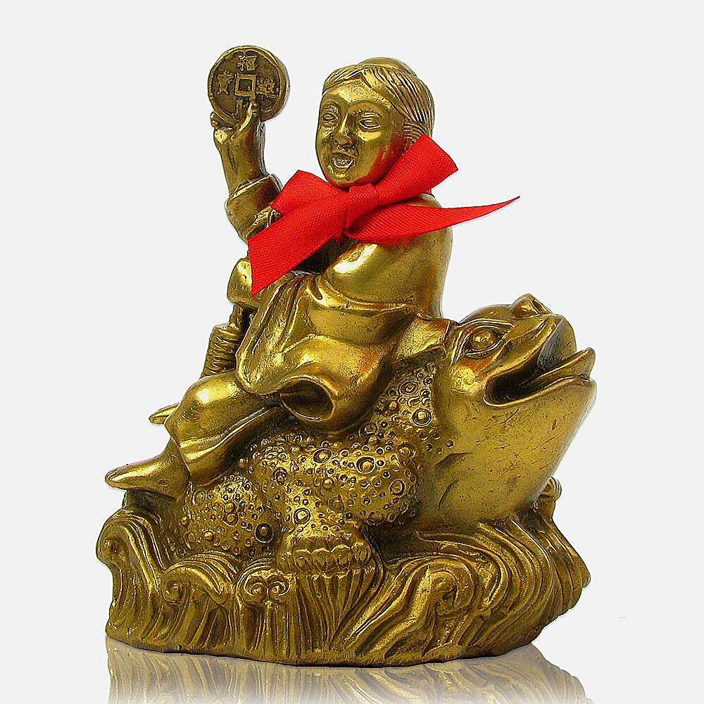 刘海戏金蟾,步步钓金钱,传说中的金蟾是旺财之物