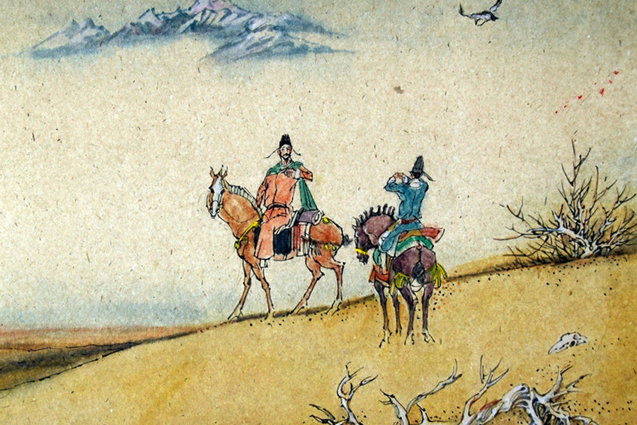 唐诗闲读:"故园东望路漫漫,双袖龙钟泪不干"
