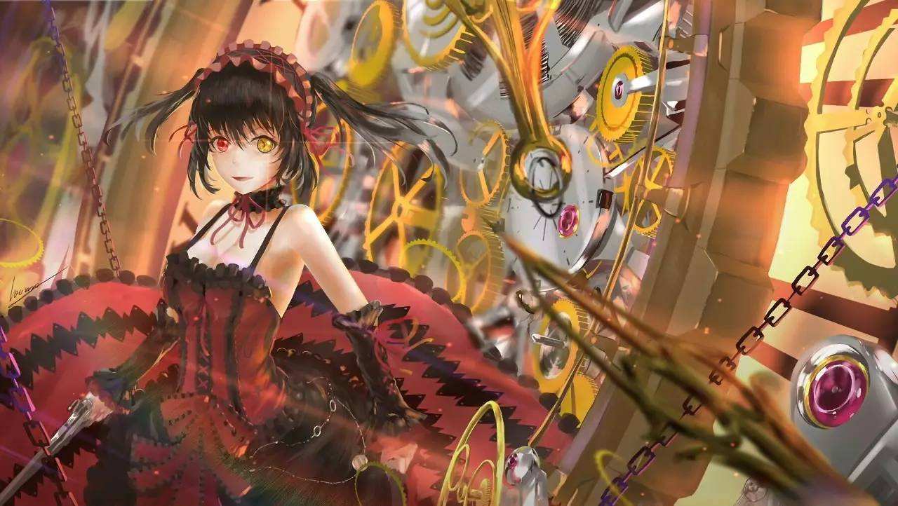 不过,对于死宅来说更喜欢时崎狂三笑的时候吧,毕竟千金难买女神笑欢颜