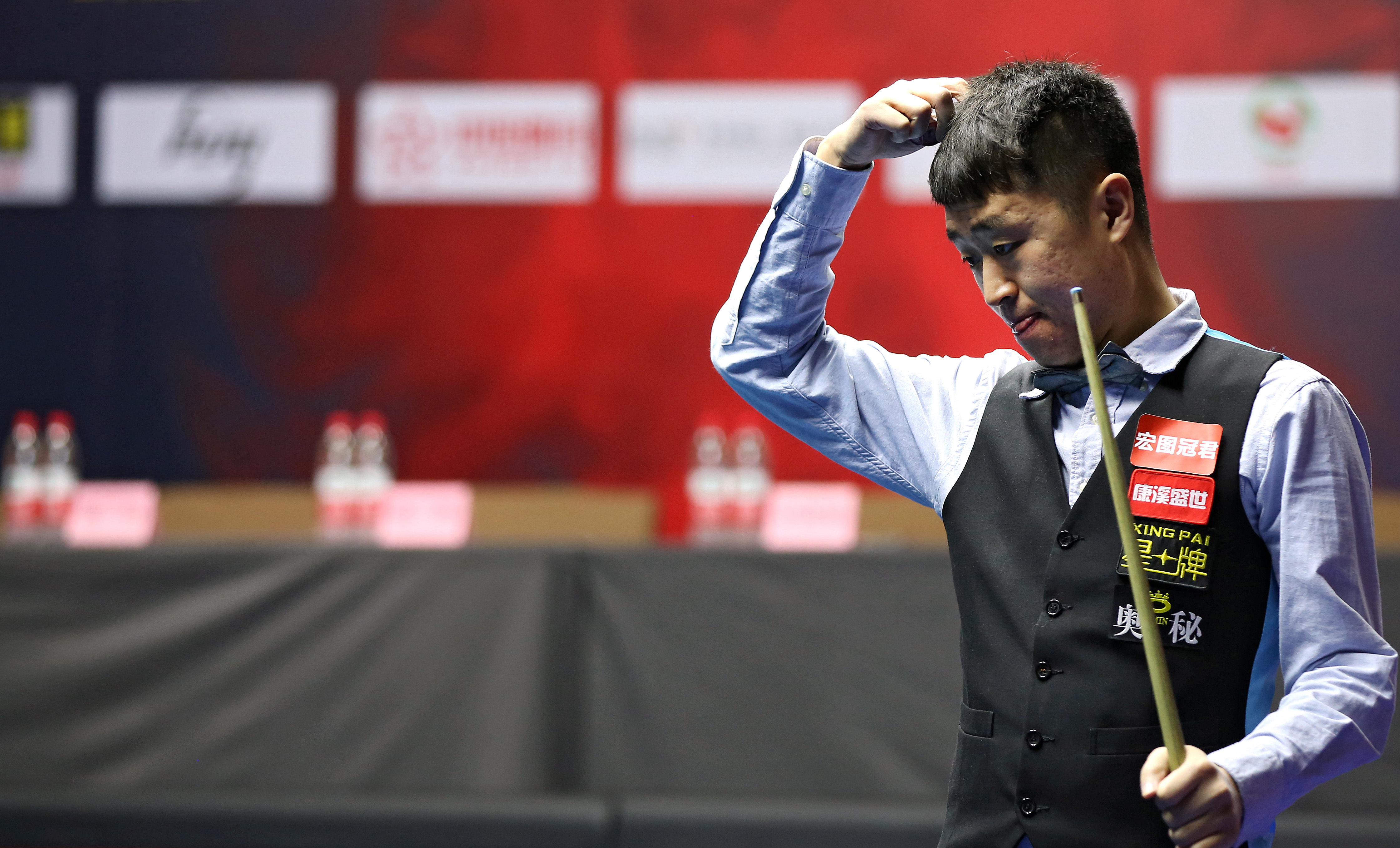 台球——中式台球中国锦标赛:刘闯晋级四强(2)