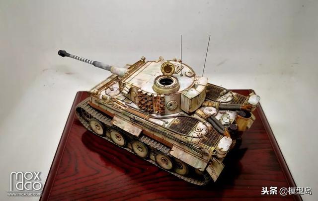 威龙1/35 s04号虎式|模型作品