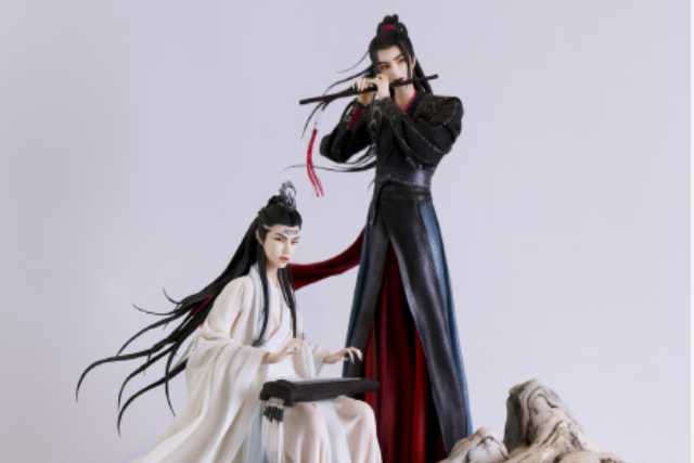 他做的古风翻糖人偶太逼真,亲制"忘羡cp"蛋糕,让王一博看呆了