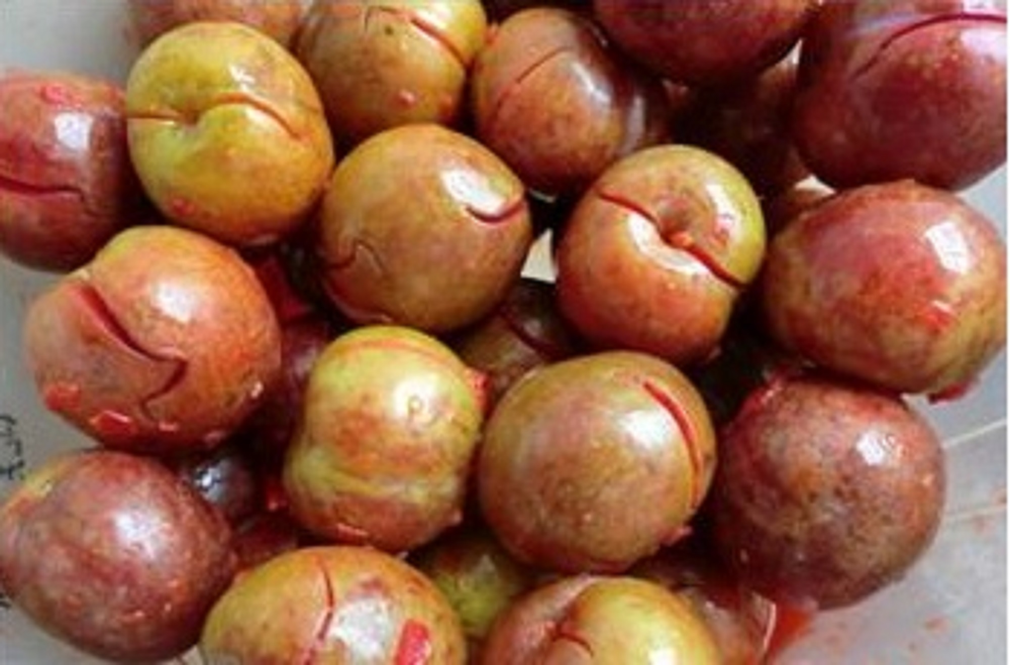 这厮口感,青涩的像初恋——衡山白糖李