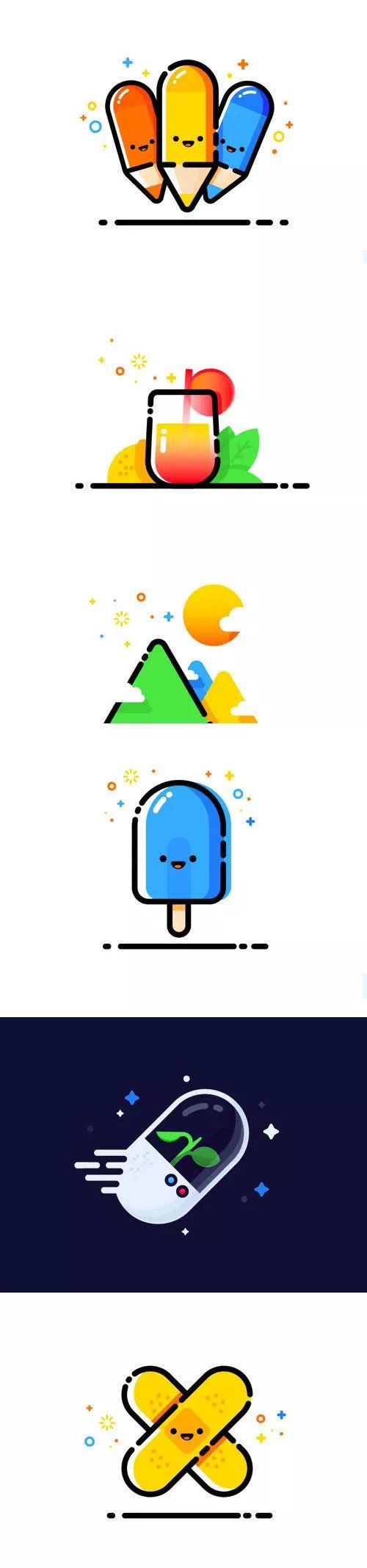 mbe风格-卡通冰淇淋教程 (ps)