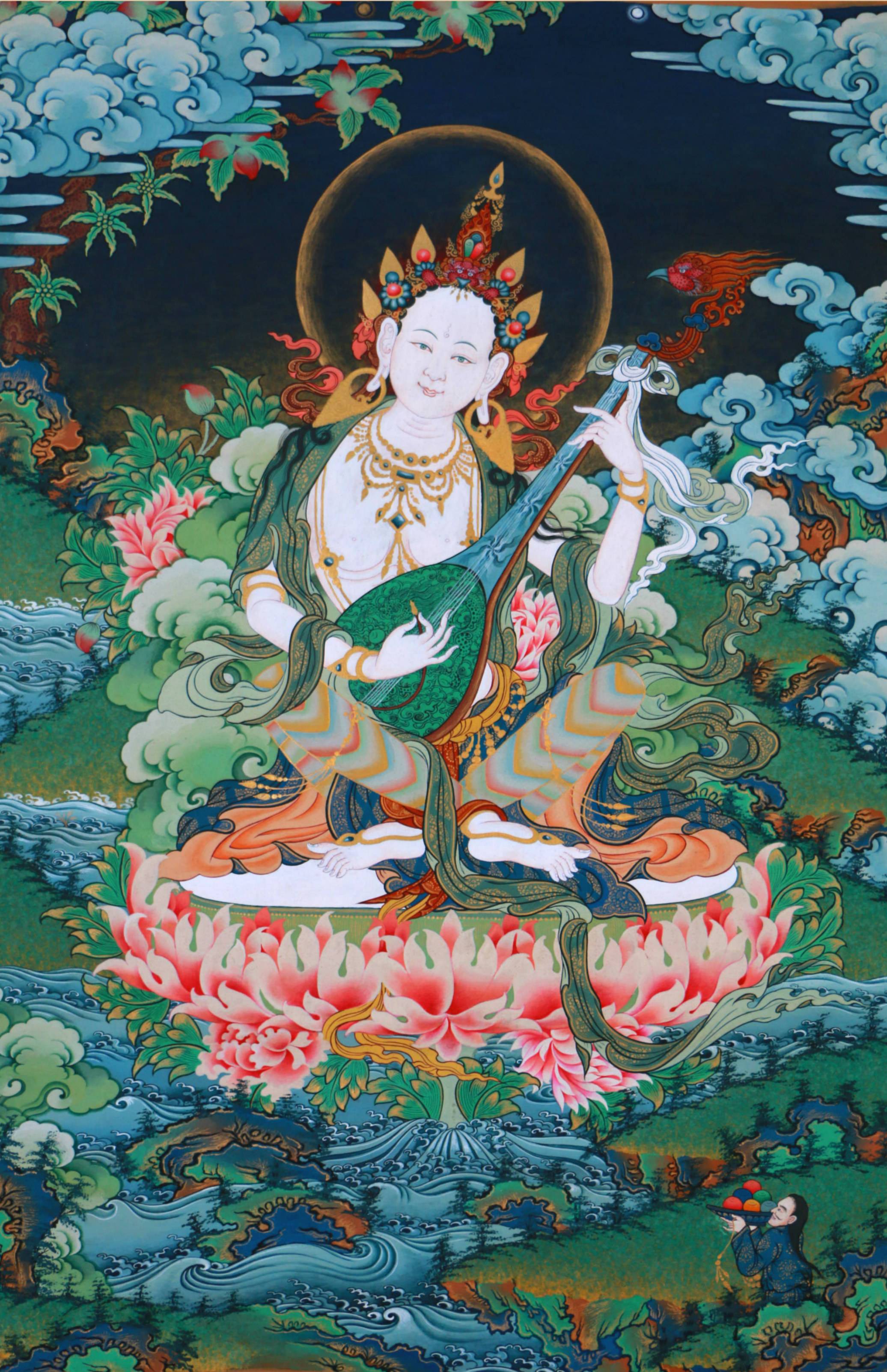 1300多年的文化!带你领略藏族唐卡的魅力(勉唐画派)