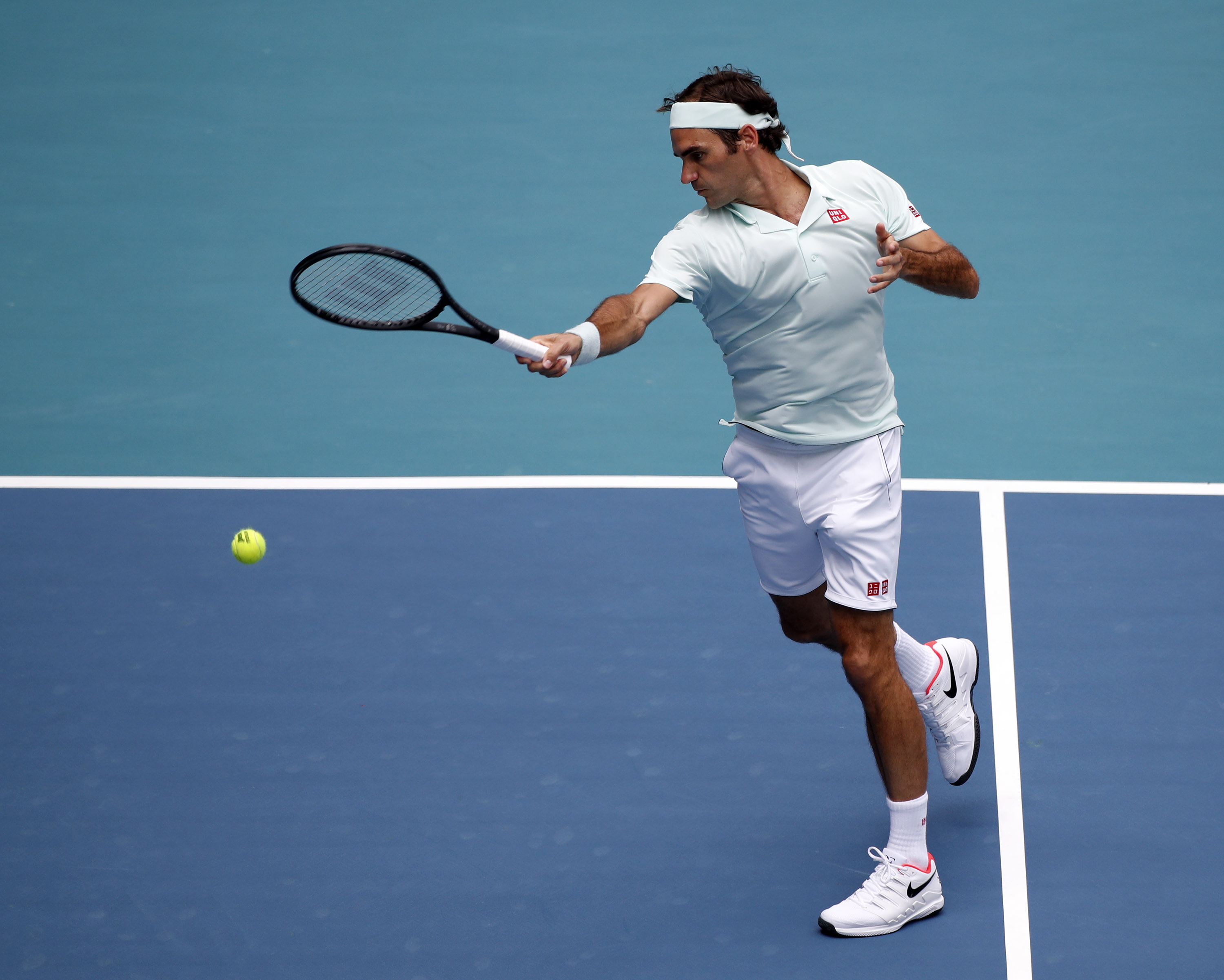 网球——迈阿密公开赛:费德勒夺得男单冠军(2)