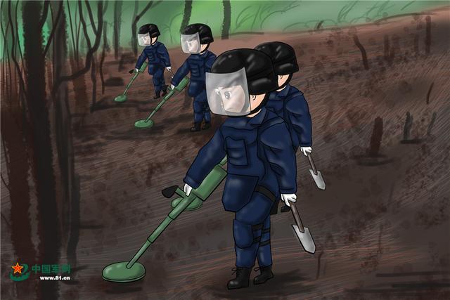 我和军队的不解之缘丨漫画:我是扫雷兵