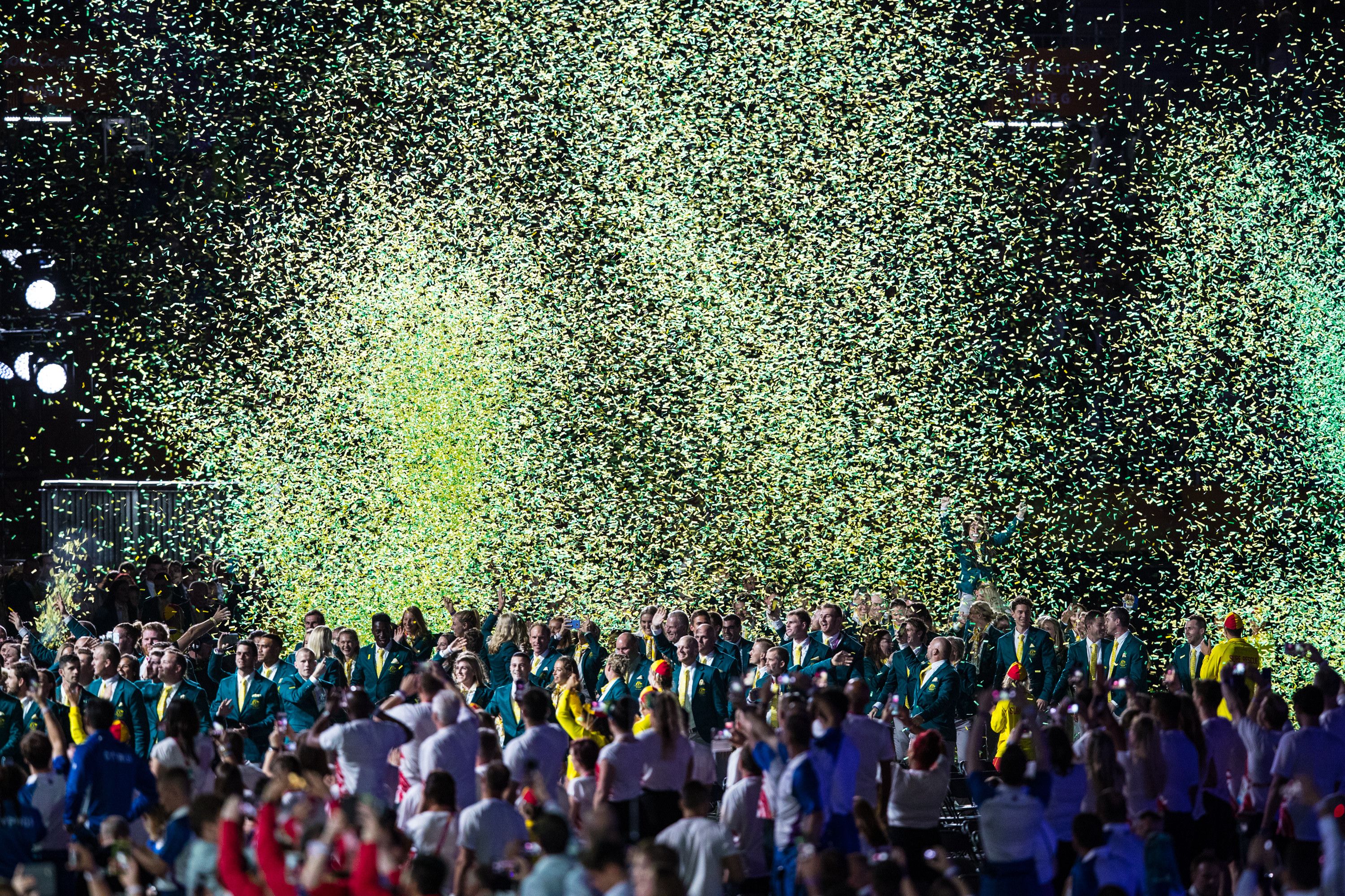 第21届英联邦运动会开幕(28)