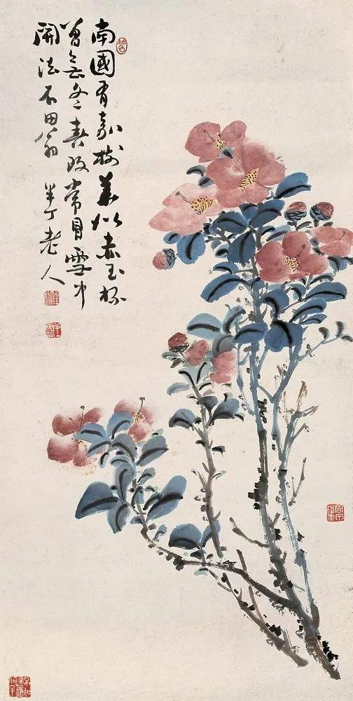 以帖入画"海派"变"京派:陈半丁花鸟作品选辑(高清)