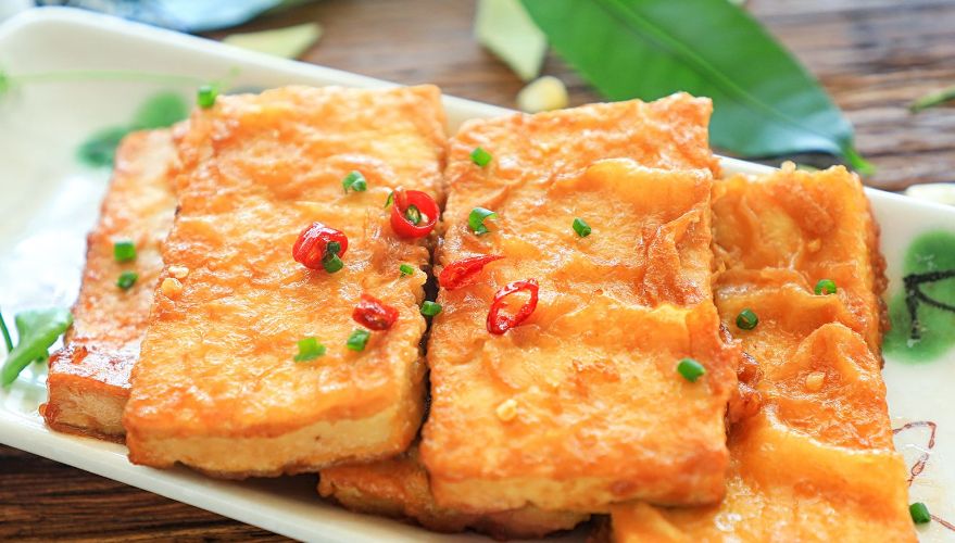 美味的锅塌豆腐,这样做,原来鲁菜这么简单,味道鲜嫩还入味!