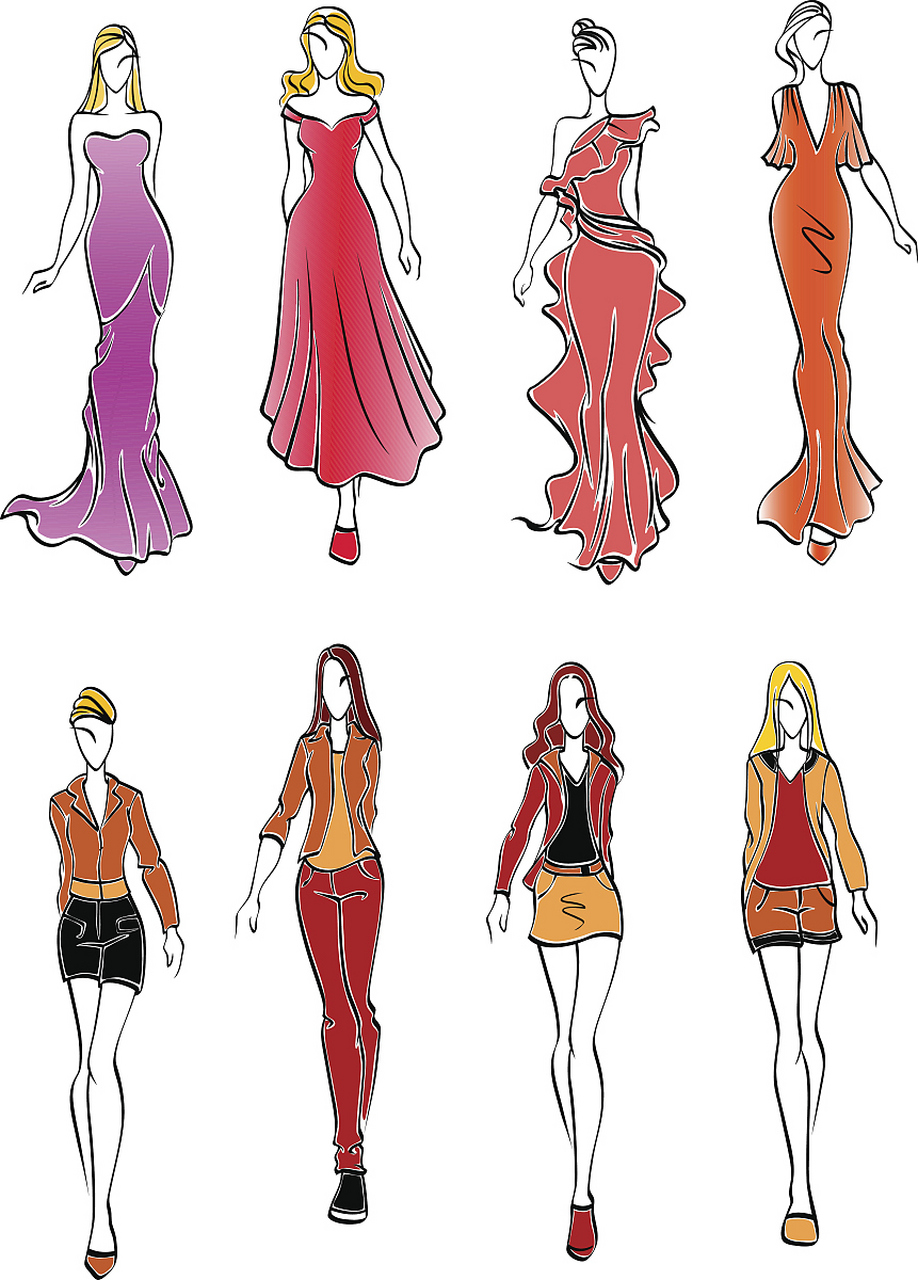 在过去的几十年里,女性时装风格如何演变?