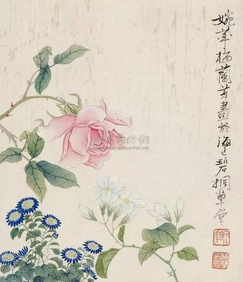 京剧大师梅兰芳花鸟画欣赏