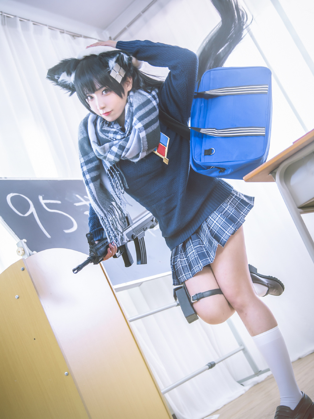 少女前线95式cos:长官,我终于有了回报您的机会了