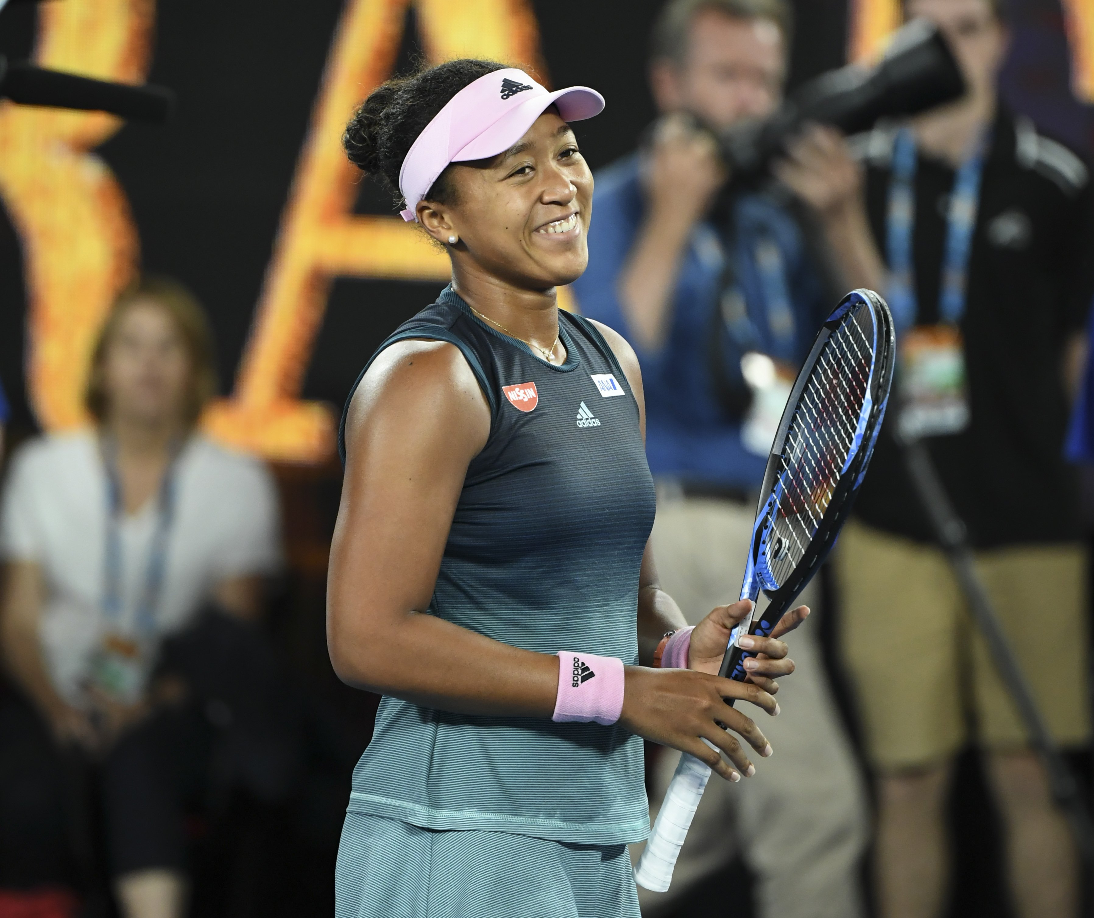 新华社照片,墨尔本,2019年1月26日    (体育)(5)网球——澳网:大坂直