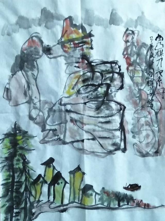 中国山水画师任海林作品欣赏