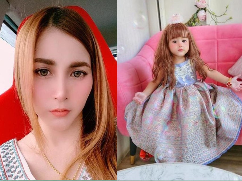 高颜值泰国女宝走红网络,一看妈妈颜值,网友沸腾:老公好福气