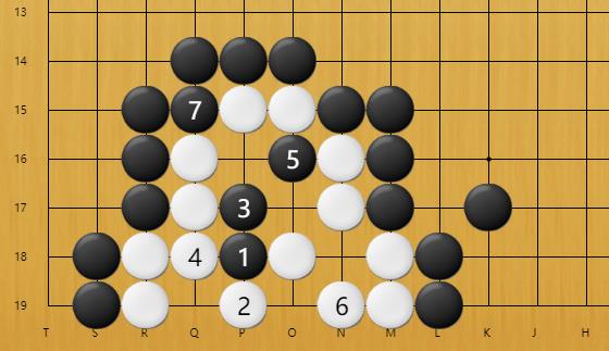 围棋实战—深入虎穴,在对手空里出棋!