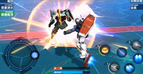 自由的五彩大炮作为无蓄力照射范围广,又有能灵活闪避的翻滚炮.