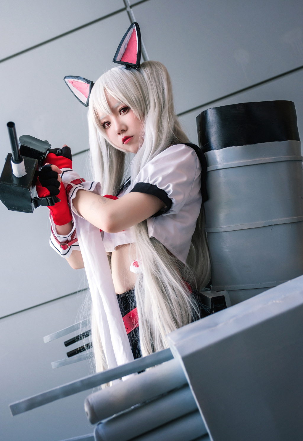 碧蓝航线夕立cos:嗷呜,今天咬谁!怎么样,是不是超凶?