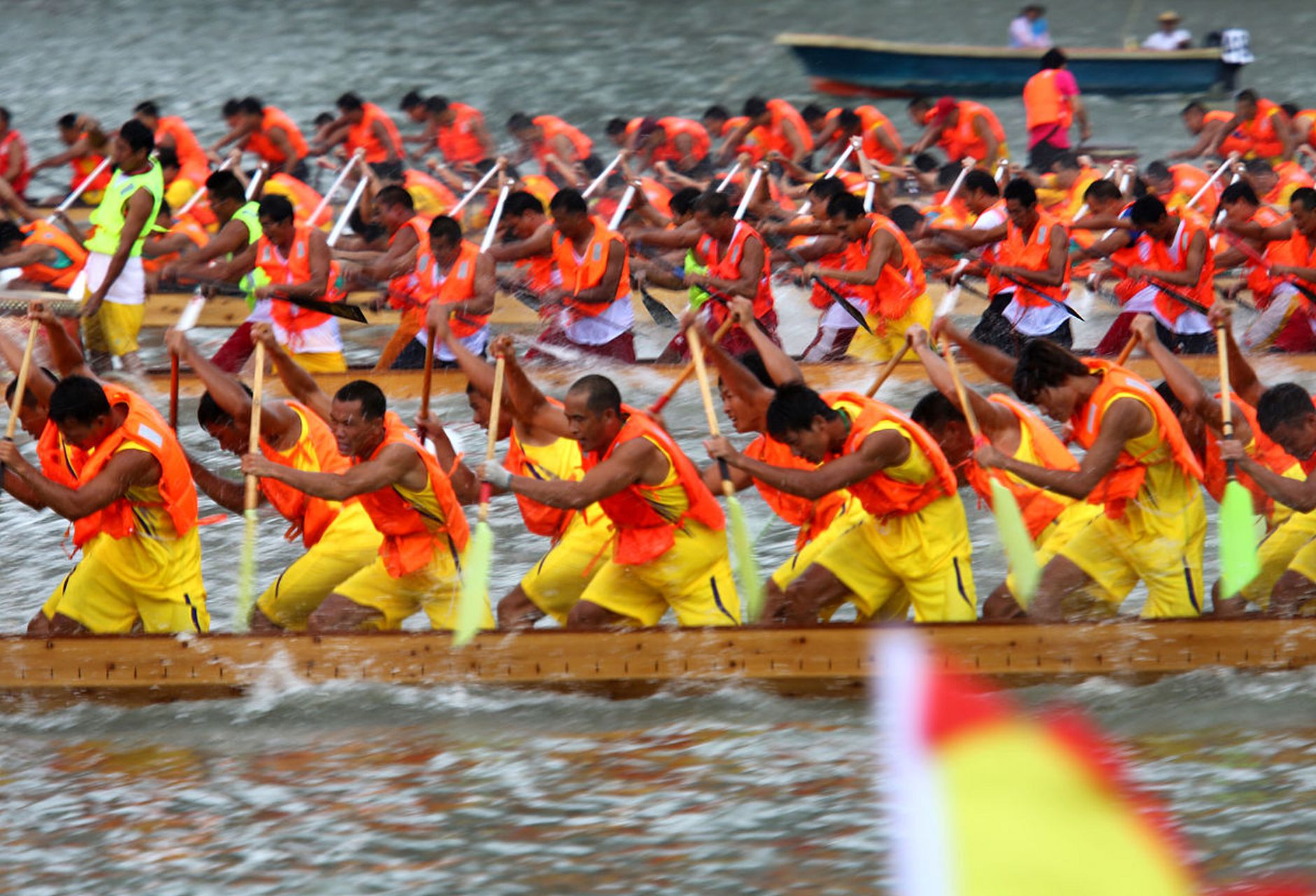 浙江瑞安禁民间赛龙舟# 端午划船不让了!