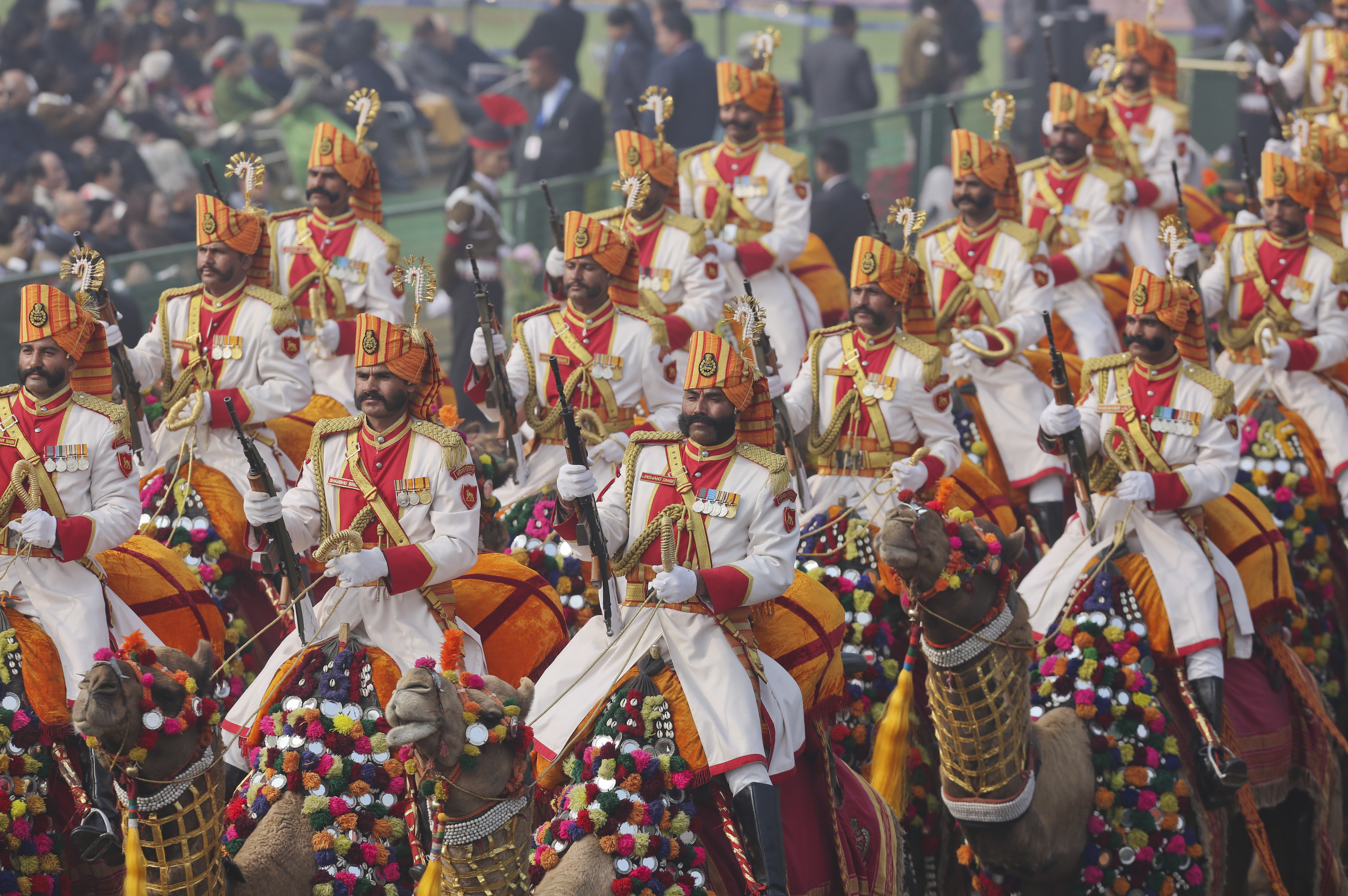 (外代一线)(4)印度举行阅兵式庆祝第69个共和国日