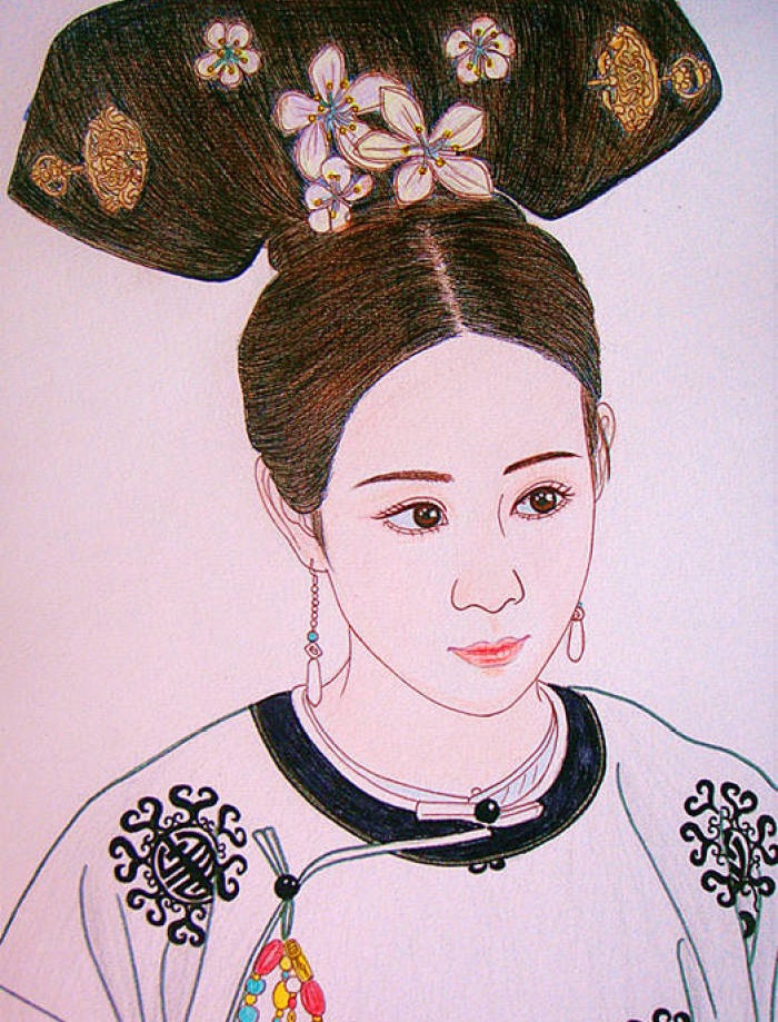 《如懿传》女主素描画像,周迅海兰最好认,你觉得哪一张最像?