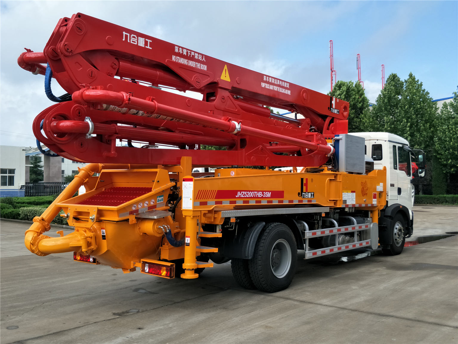 泵车制造商青岛九合重工