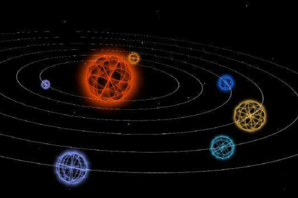 月亮圍著地球轉,地球圍著太陽轉,那太陽圍著誰轉呢?