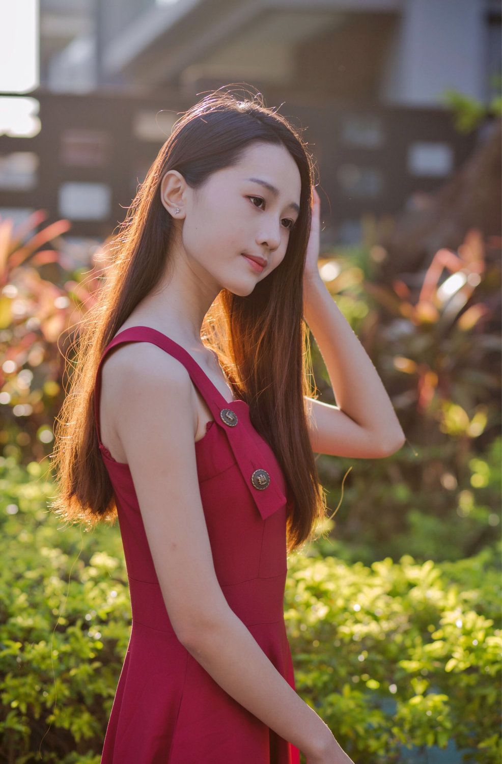 丽人摄影:秋季行走的写真