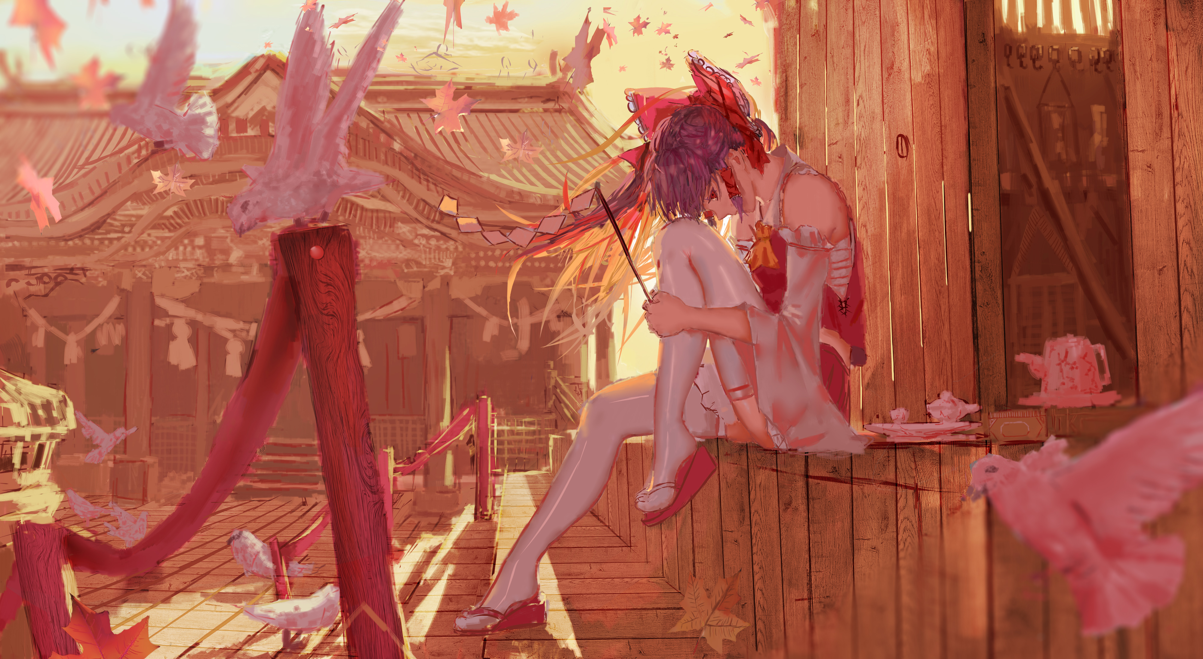 最美二次元:夏日祭奠她们的身影出现,只是轻轻一瞥,便铭记心中