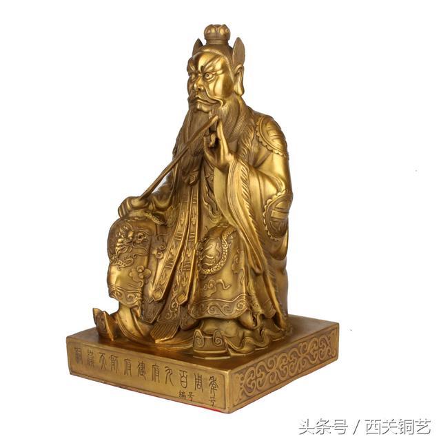 张天师铜神像,道教正一道创始人铜像