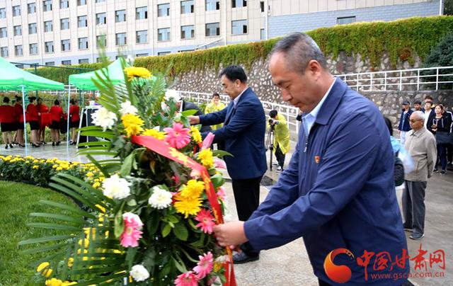 兰州战役窦家山战斗纪念广场暨杨力烈士雕塑落成仪式在兰州资源环境