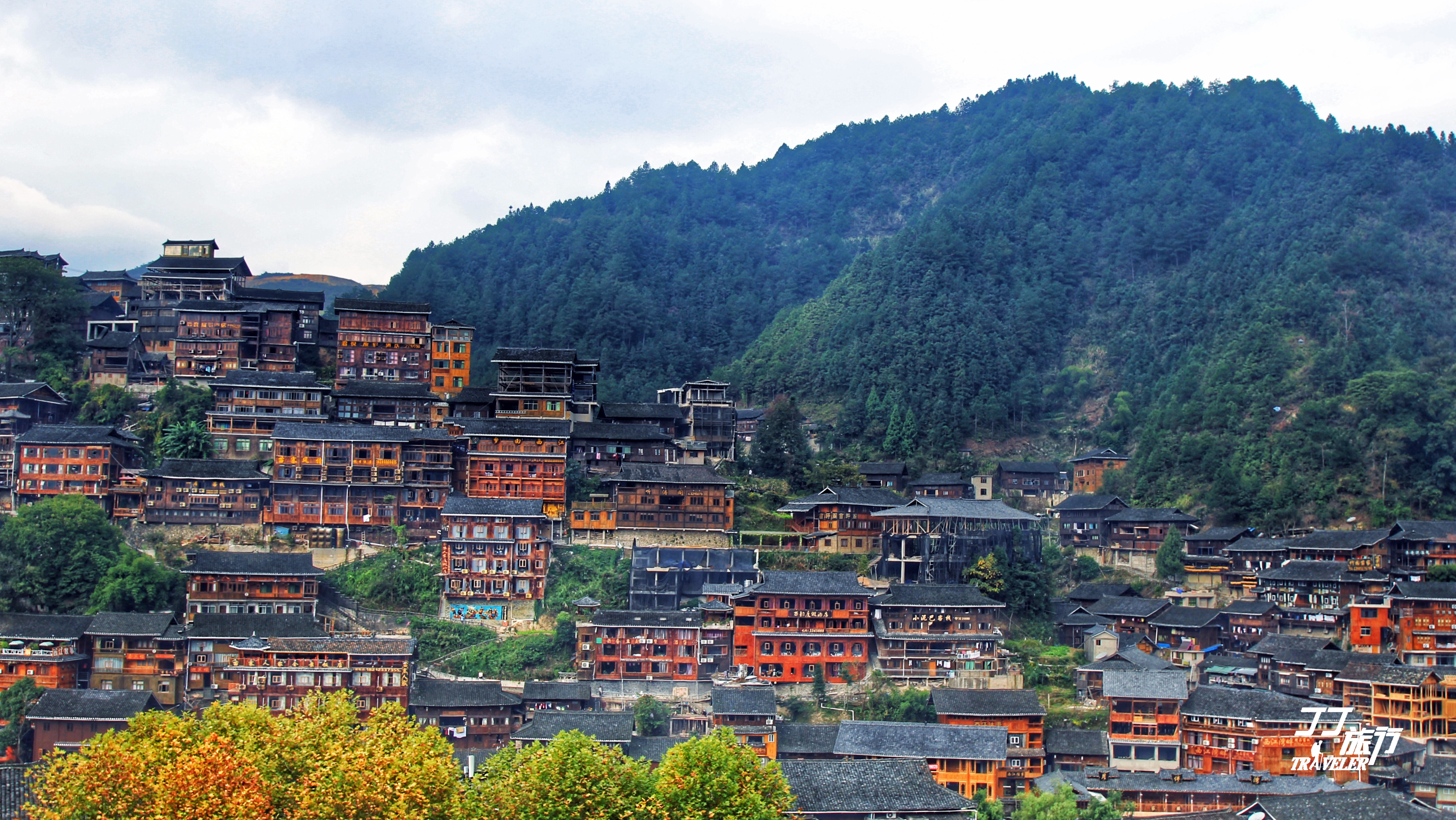 体验苗族原始生态文化,西江千户苗寨的旧貌今颜都在这里