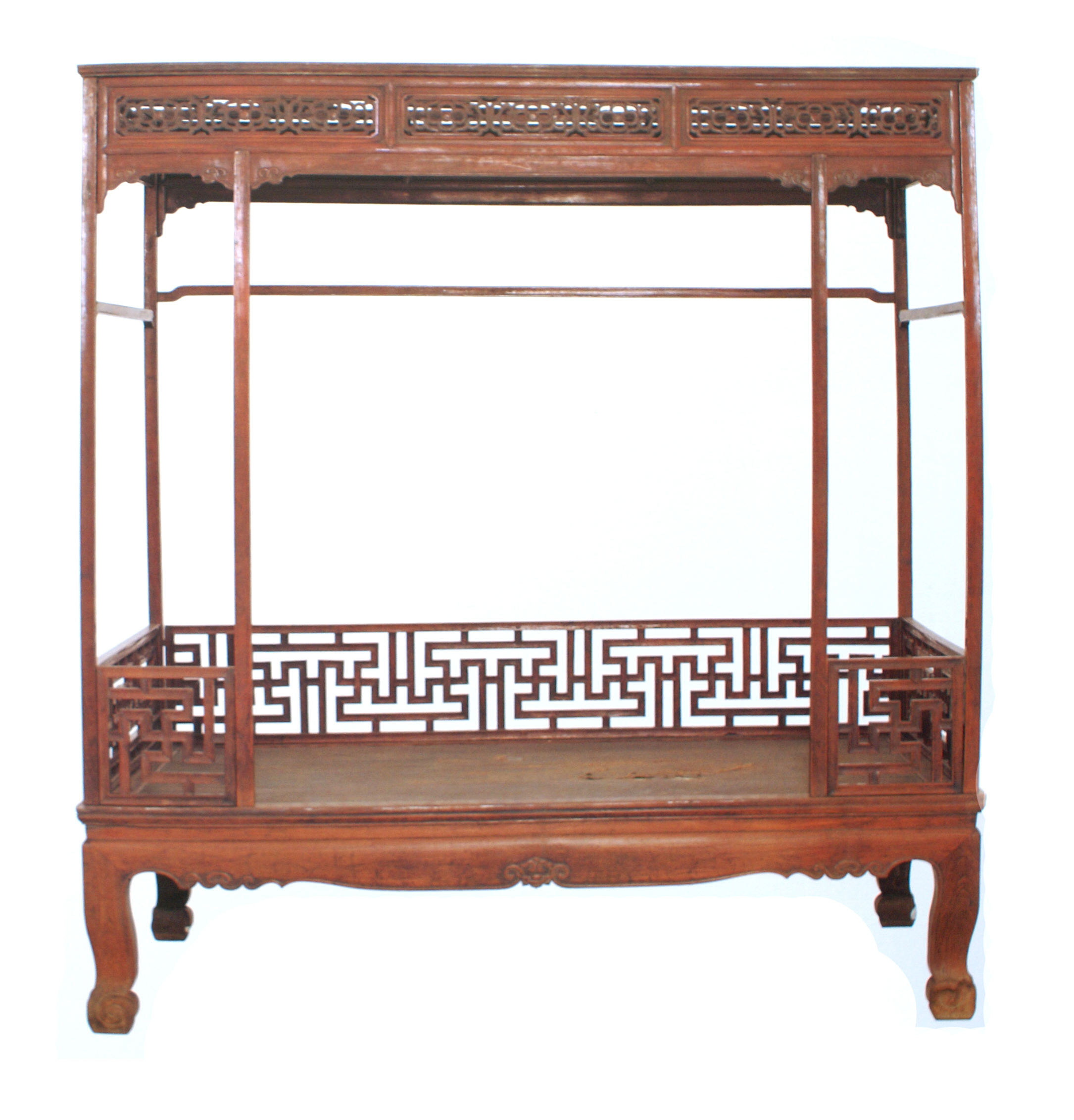 明黄花梨架子床