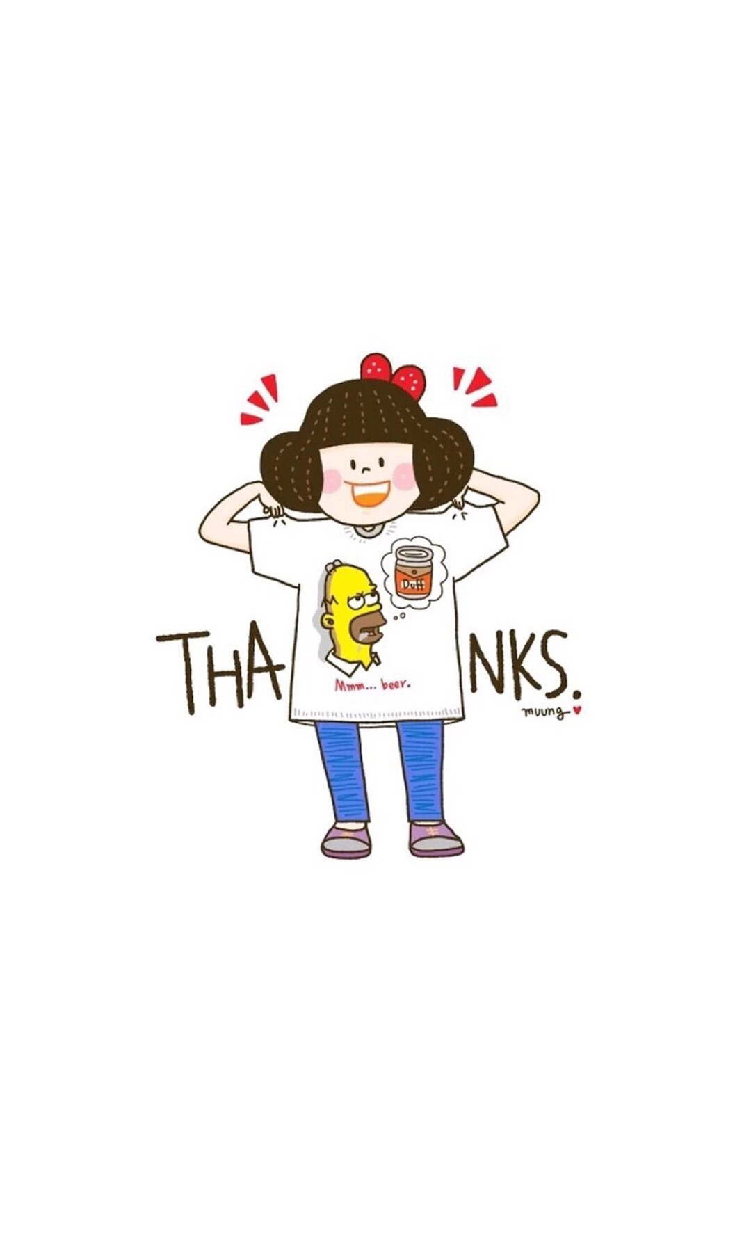 可爱卡通iphone6s壁纸,分辨率1080x1800