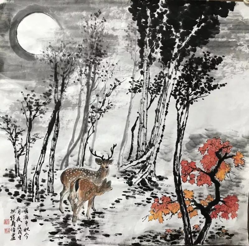 人迹于山—程义伟山水画