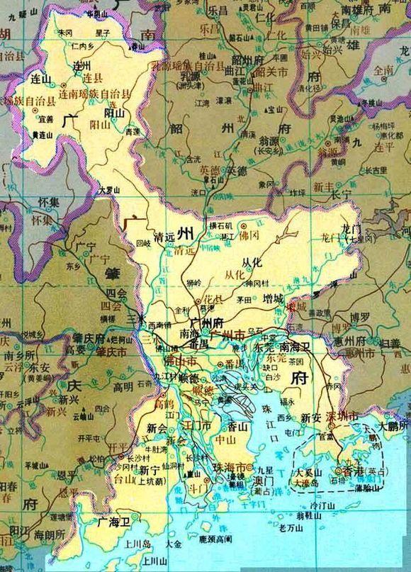 广州府领县14,鼎盛时是世界第三大城