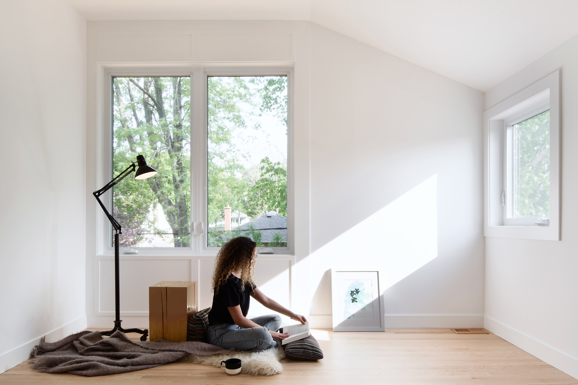 休息室是开放式起居区的一部分