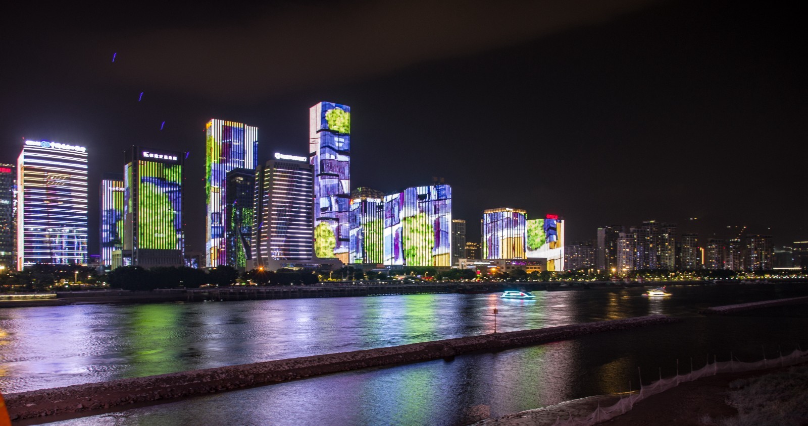 風光攝影:福州市閩江夜景