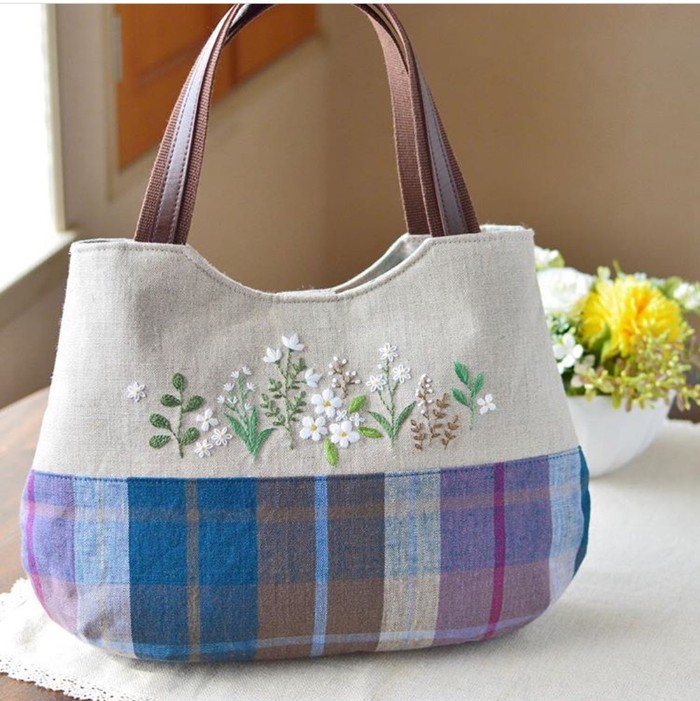 巧手女人的作品,几块小布头,简单的小刺绣,做出的东东太美了