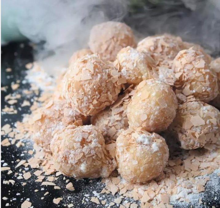 奶香麦片山药,甜口的菜总是那么惹人喜欢